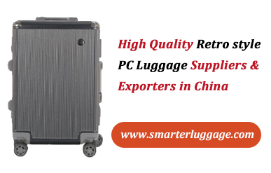 High Quality Retro style PC Luggage Suppliers